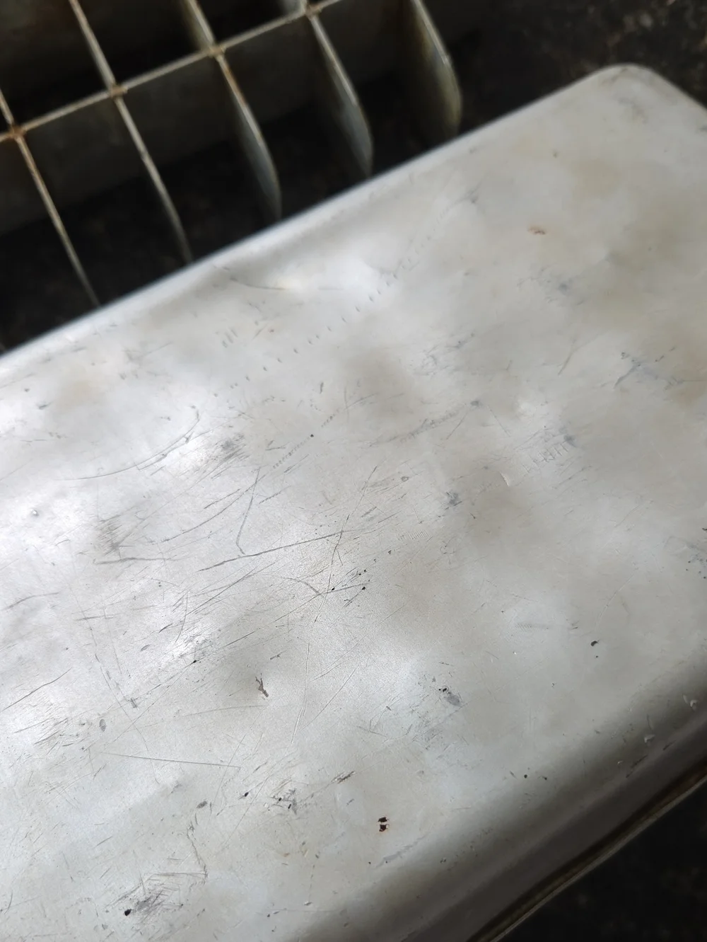 Vintage Large Aluminum Ice Cube 36 Cube Tray